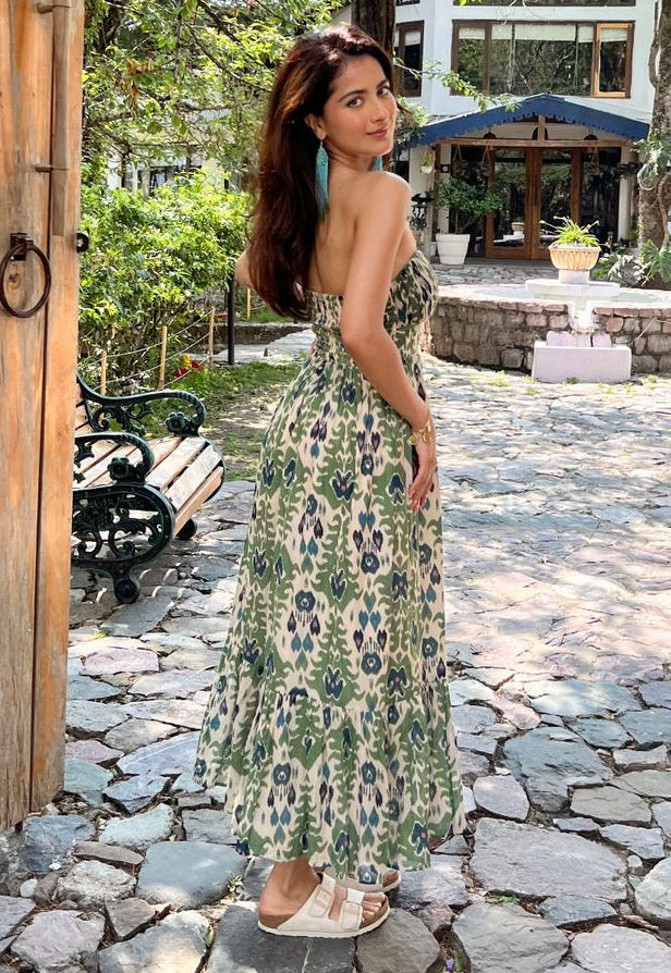 Yashaswinee in Nora Maxi Dress Calling June