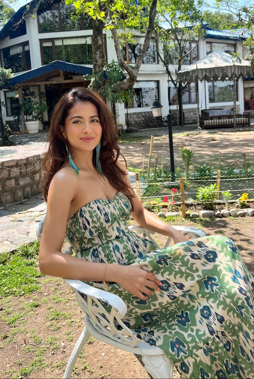 Yashaswinee in Nora Maxi Dress Calling June