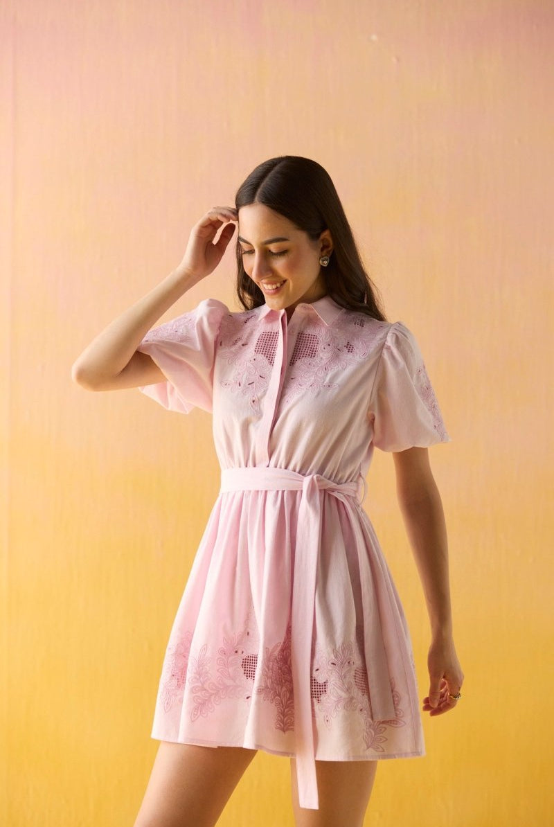 Sorbet Dress Pink - Calling June India