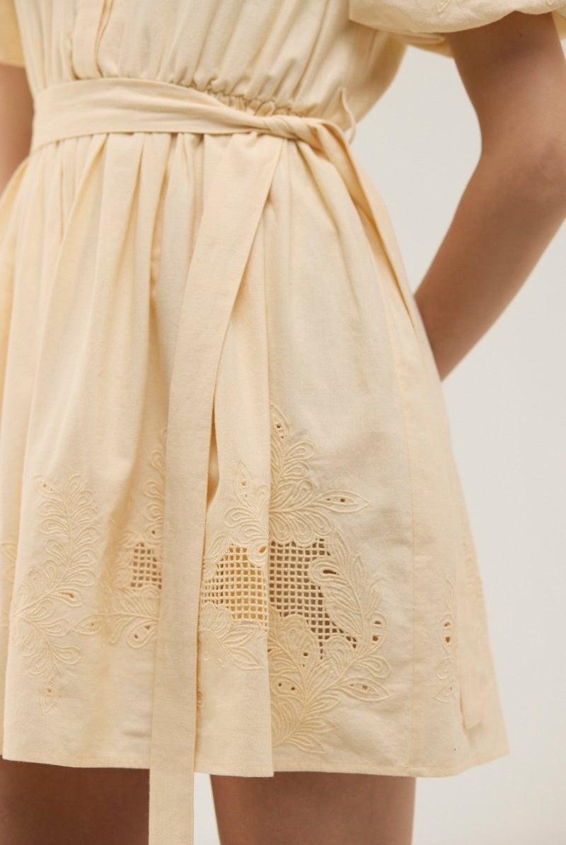 Sorbet Dress Yellow - Calling June India