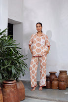 Mahieka Sharma in Daisy Orange Co-Ord Set Calling June