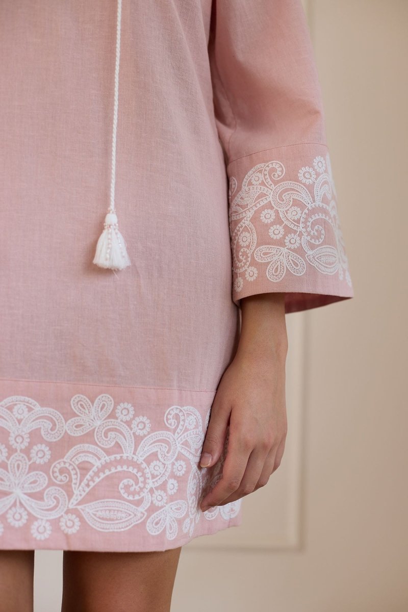 Berry Pink Kaftan Dress - Calling June India