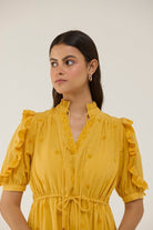 Mochi Dress Yellow - Calling June India