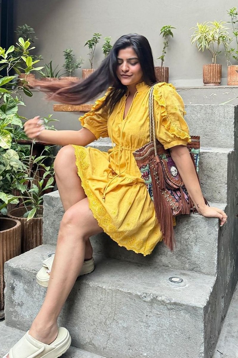 That Boho Girl in Mochi Dress Yellow - Calling June India