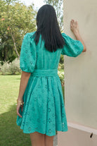 Dahlia Teal Dress - Calling June India