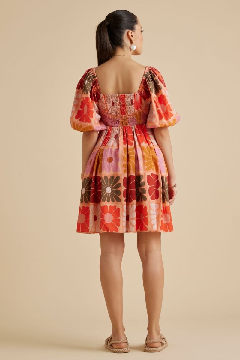 Maple Linen Mini Dress - Calling June India